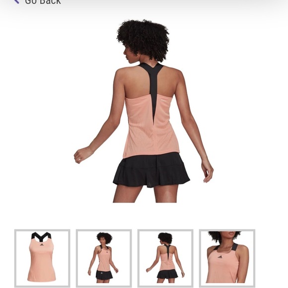 Adidas prime blue y tank in ambient blush - Picture 3 of 3